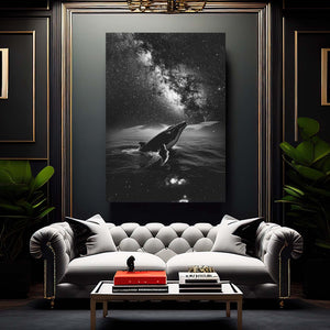 Galactic Night Whale Art | MusaArtGallery™