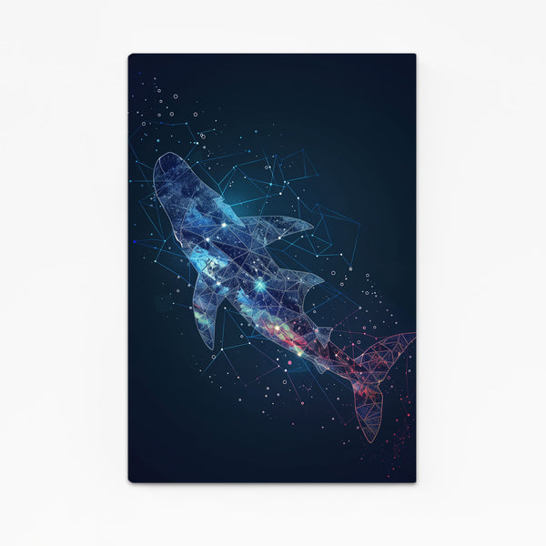 Galactic Shark Whale Art | MusaArtGallery™