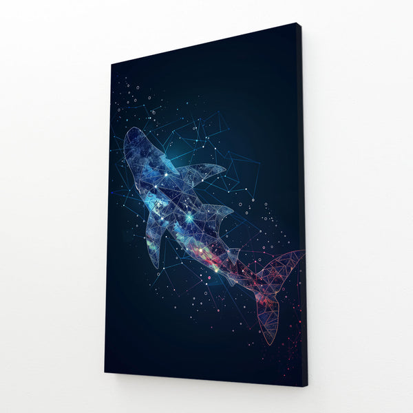 Galactic Shark Whale Art | MusaArtGallery™