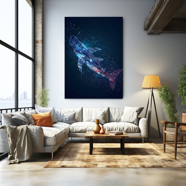 Galactic Shark Whale Art | MusaArtGallery™