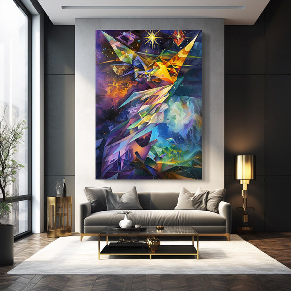 Galactic Spectrum Geometric Art | MusaArtGallery™