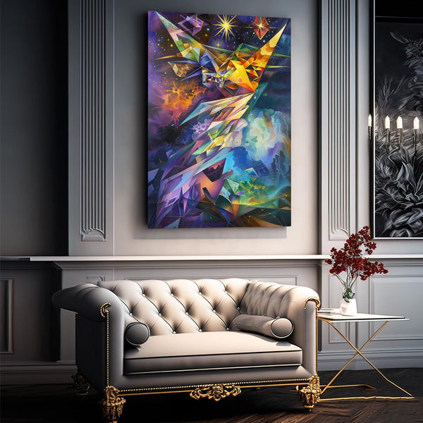 Galactic Spectrum Geometric Art | MusaArtGallery™