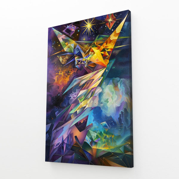 Galactic Spectrum Geometric Art | MusaArtGallery™