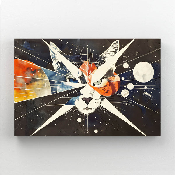 Galactic Vision Cat Art | MusaArtGallery™