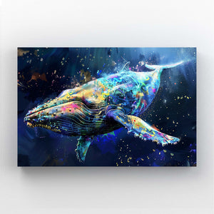 Galaxy Splash Whale Art | MusaArtGallery™