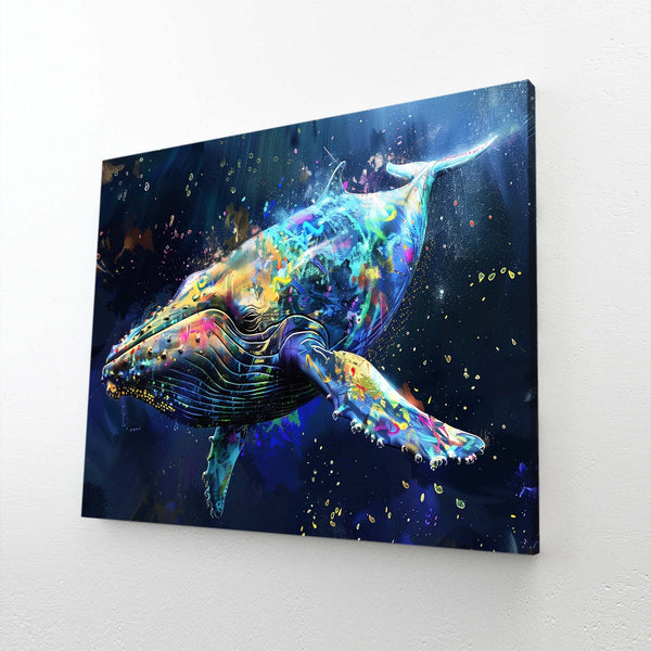 Galaxy Splash Whale Art | MusaArtGallery™