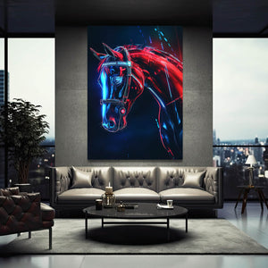 Gaming Room Horse Art