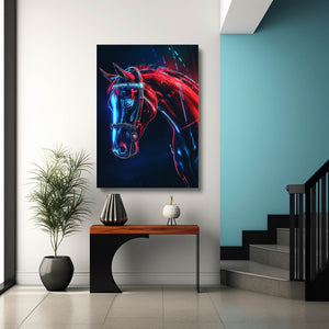 Gaming Room Horse Art