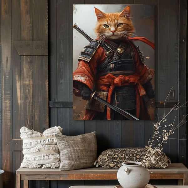 Gato Samurai Art