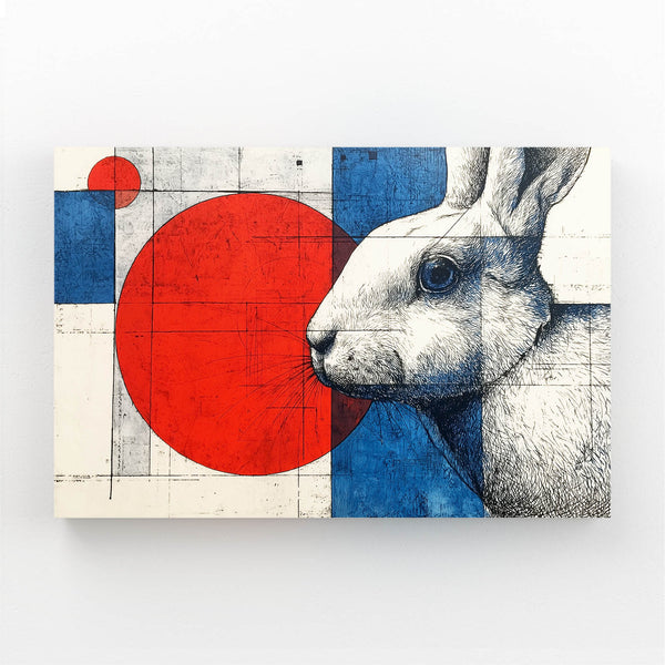 Geometric Bunny Print