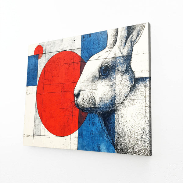 Geometric Bunny Print