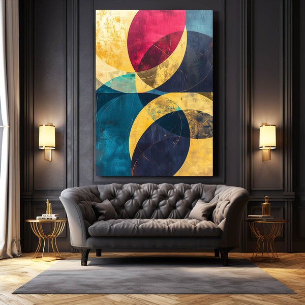 Geometric Circles Abstract Art | MusaArtGallery™