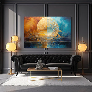Geometric Color Abstract Wall Art | MusaArtGallery™