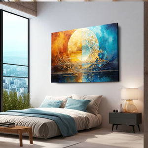 Geometric Color Abstract Wall Art | MusaArtGallery™