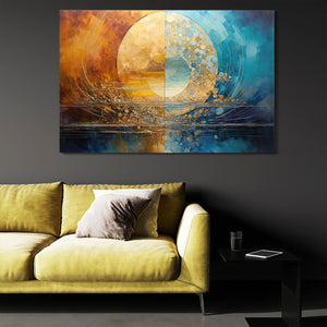 Geometric Color Abstract Wall Art | MusaArtGallery™
