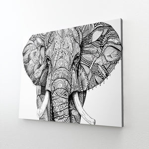 Geometric Elephant Wall Art | MusaArtGallery™