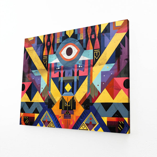 Geometric Eye Mexican Wall Art | MusaArtGallery™