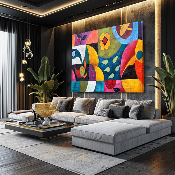 Geometric Garden Mexican Wall Art | MusaArtGallery™