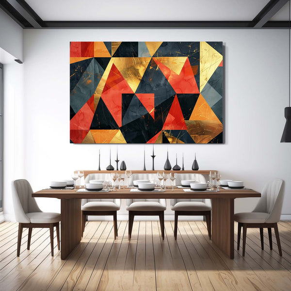 Geometric Harmony Abstract Art | MusaArtGallery™