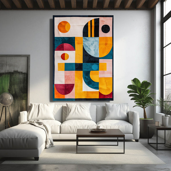 Geometric Harmony Mexican Wall Art | MusaArtGallery™