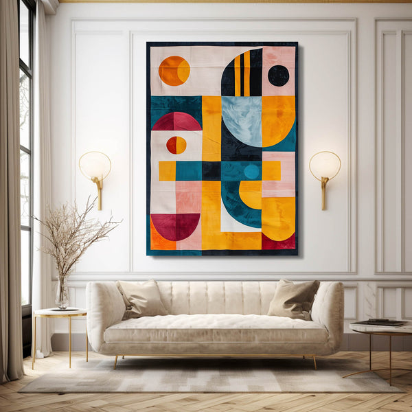 Geometric Harmony Mexican Wall Art | MusaArtGallery™