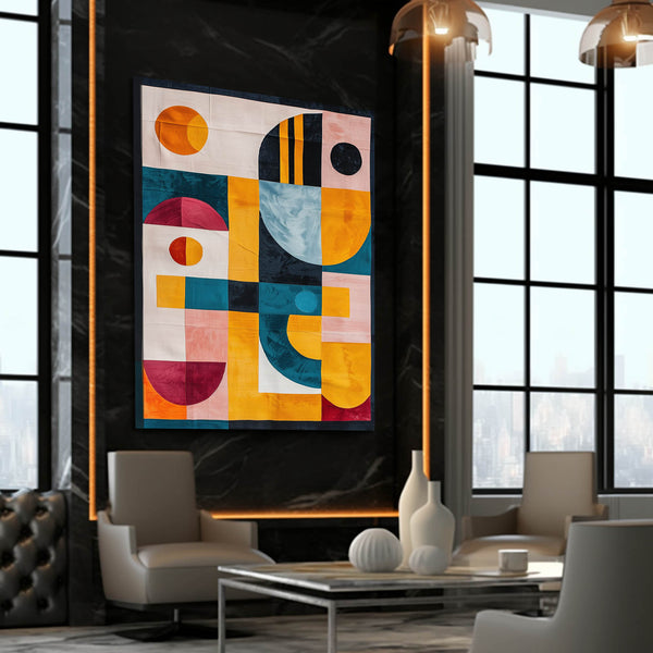 Geometric Harmony Mexican Wall Art | MusaArtGallery™