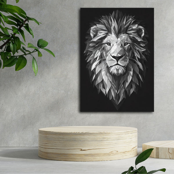 Geometric Lion Wall Art | MusaArtGallery™