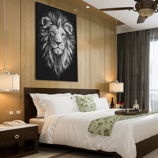 Geometric Lion Wall Art | MusaArtGallery™