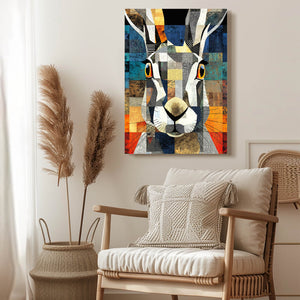 Geometric Rabbit Wall Decor