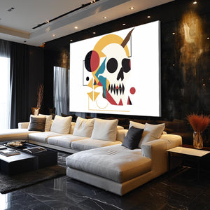 Geometric Skull Wall Art | MusaArtGallery™