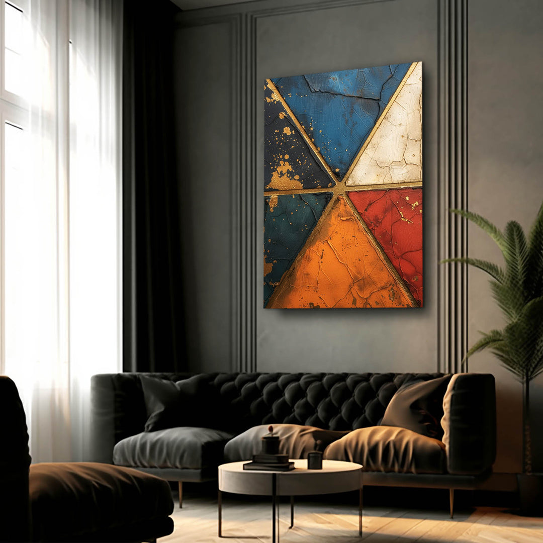Geometric Texture Abstract Art | MusaArtGalleryâ„¢