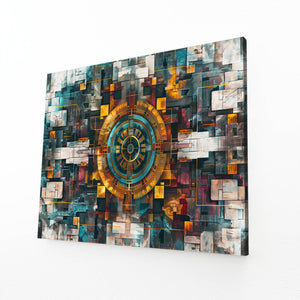 Geometric Wheel Mexican Wall Art | MusaArtGallery™