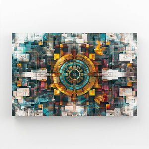 Geometric Wheel Mexican Wall Art | MusaArtGallery™