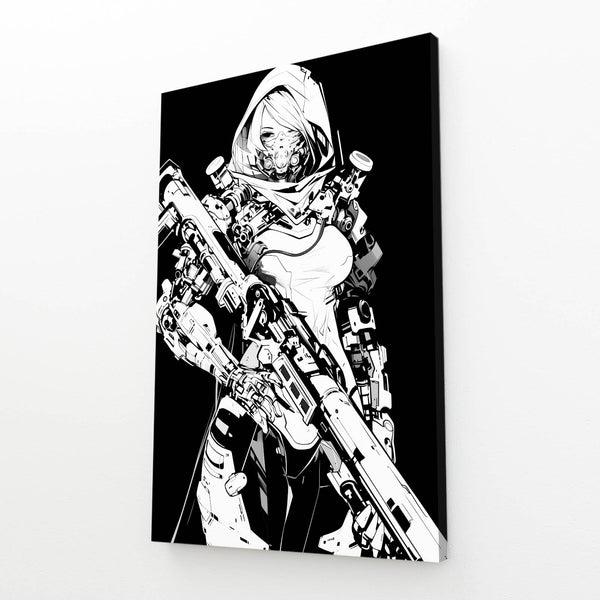 Ghost Sniper Cyberpunk Art | MusaArtGallery™