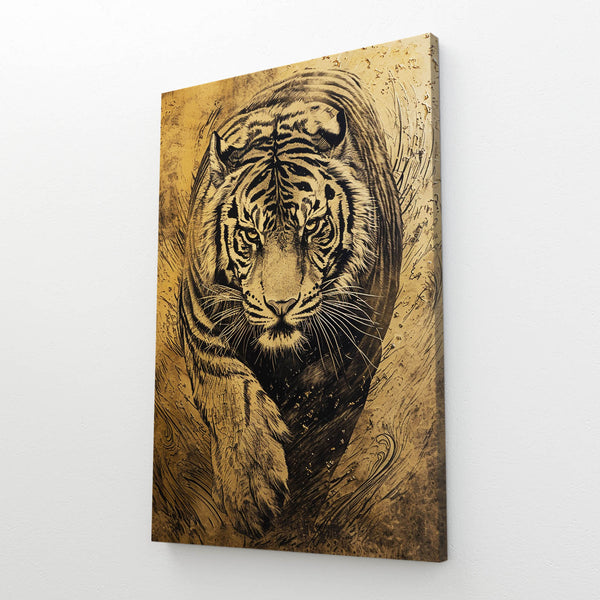 Giant Old Tiger Wall Art | MusaArtGallery™