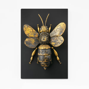 Gilded Majesty Bee Art | MusaArtGallery™