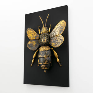 Gilded Majesty Bee Art | MusaArtGallery™