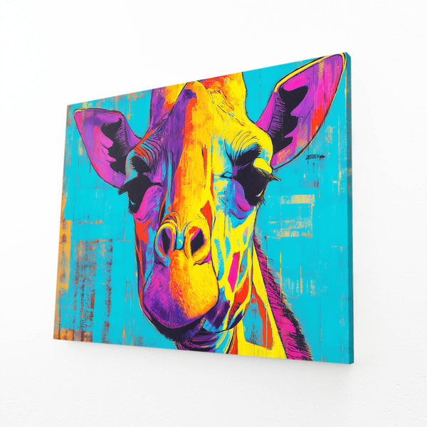 Giraffe Artwork Colorful
