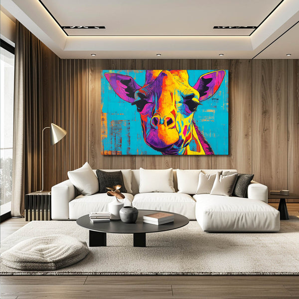 Giraffe Artwork Colorful