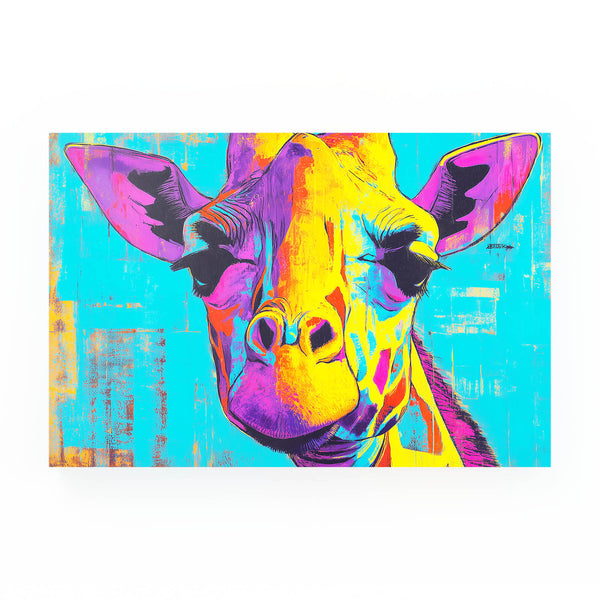 Giraffe Artwork Colorful