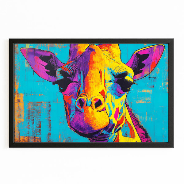 Giraffe Artwork Colorful