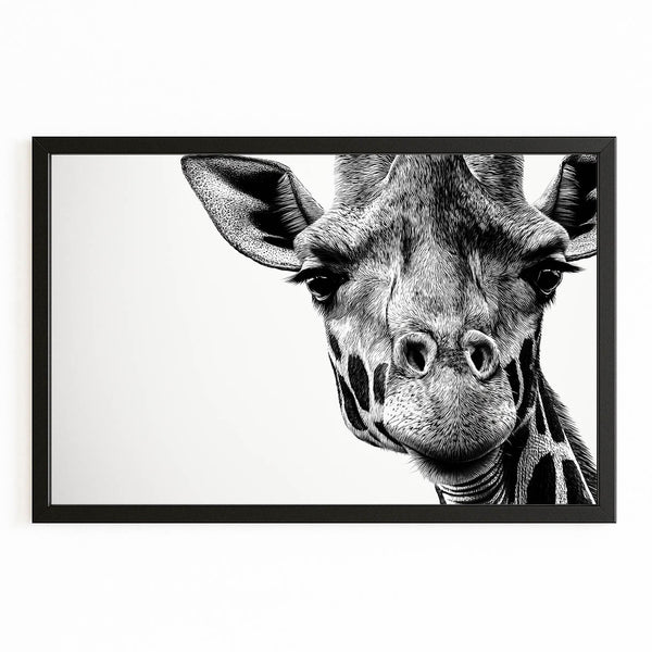 Giraffe Artwork Simple