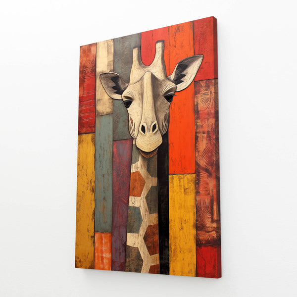Giraffe Bathroom Wall Art