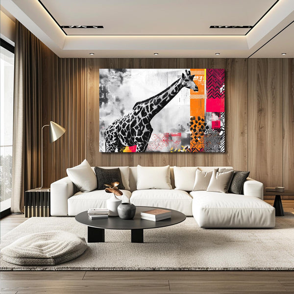 Giraffe Family Wall Art