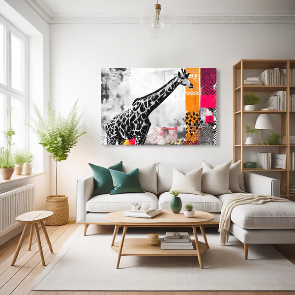 Giraffe Family Wall Art