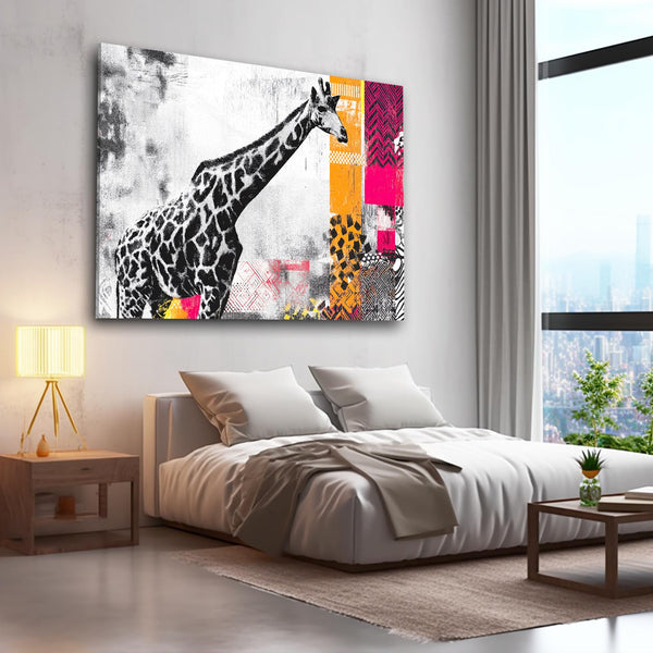 Giraffe Family Wall Art