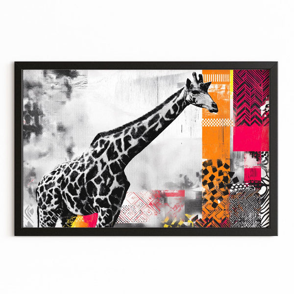 Giraffe Family Wall Art