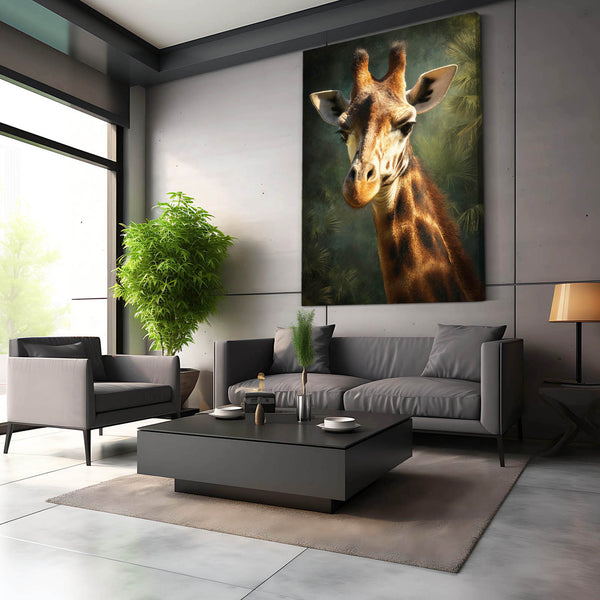 Giraffe Head Wall Art
