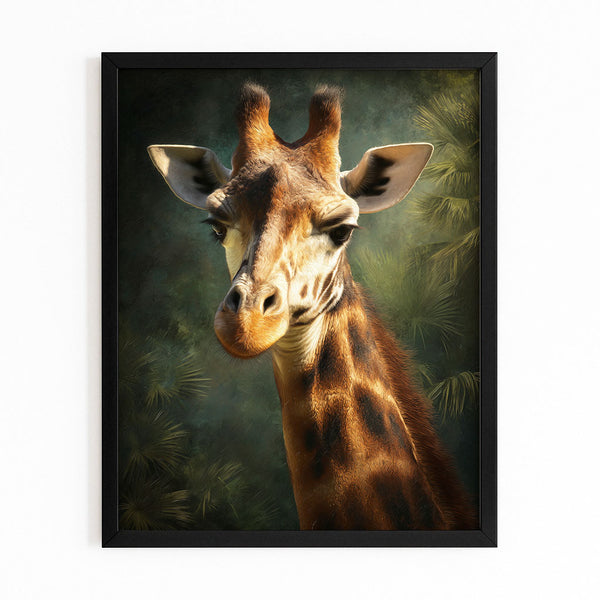 Giraffe Head Wall Art