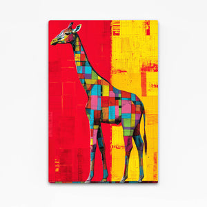 Giraffe Pop Art Canvas